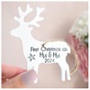 First Christmas As Mrs & Mrs 2024 Wooden Reindeer Decoration