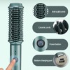 USB Hair Straightener Brush Comb Temperature Adjustable Hair Straightening Brush