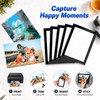 4×6" 6Pack Black Magnetic Photo Frames for Fridge with Strong