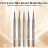 KADS Fine Liner Nail Brush Metal Handle Nail Painting Design