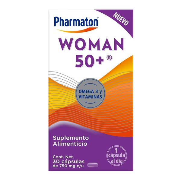 Pharmaton Woman 50 Suplemento Alimenticio para Mujer 30 Cpsulas de