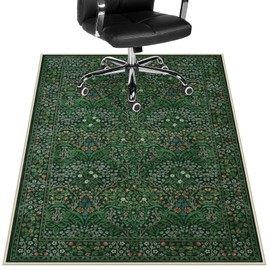 Anidaroel Home Office Chair Mat for Hardwood Floor, 36"x48" Desk Floor Mat for Hard Floors, Under Desk Rug for Rolling Chair, Antil-Sip Large Protector Mat for Office Chair, Easy to Roll