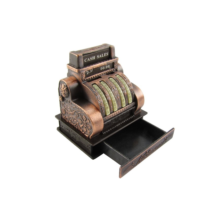 IIV Treasure Gurus Miniature Cash Register Die Cast Pencil Sharpener