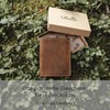 Baur Men's Wallet Genuine Buffalo Leather Wallet with RFID Protection