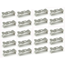Traovien T5 LED Light Bulbs 20pcs Clips Holder Bracketr for Lamp Socket Shop Light Fixture, Led Ceiling Lamp (23mm/0.9inch,Suitable for T5 Lamps)