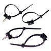 Cable Zip Tie Mounts Kit - 55 Set Wire Cable