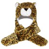 Bioterti Plush Novelty Animal Hat 3 in 1 Beanie With