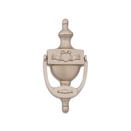 Exclusively Irish Irish Door Knocker for Front Door - Pewter Knocker 8''- Claddagh