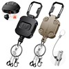 ELV 2 Pack Heavy Duty Retractable Keychain with Lock &