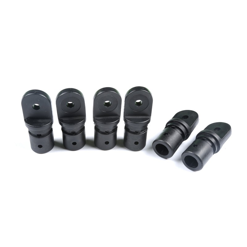 Mxeol Boat 3 Bow Bimini Top Fittings Hardware Set Black