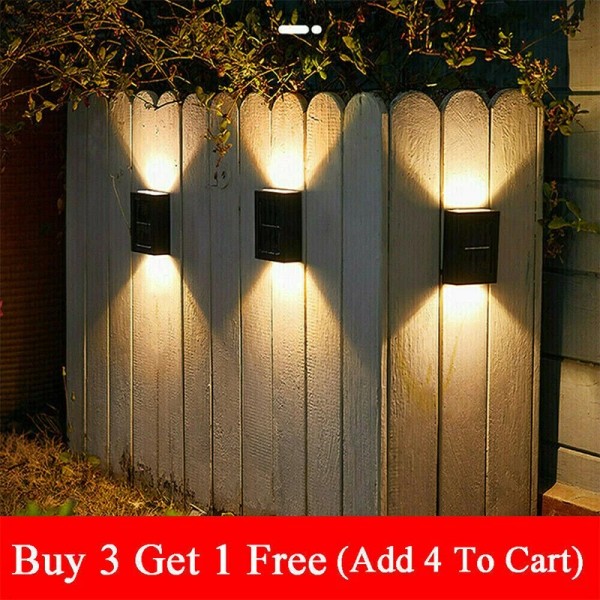 Unbranded Outdoor Solar LED Deck Light Path Garden Patio Pathway