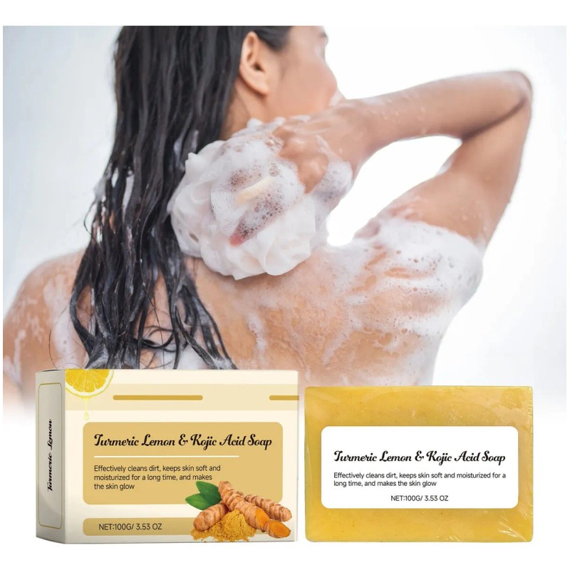 Tabletas De Limón Y Cúrcuma X Soap, Limpiadoras, Faciales Y