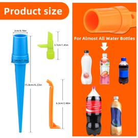 Automatisch Bewässerung Set, 16 Stück Bewässerungssystem, Einstellbar mit Langsam Entriegelbarem Steuerventil, Für Topfpflanzen, Gartenpflanzen Blumen Outdoor Zimmerpflanzen