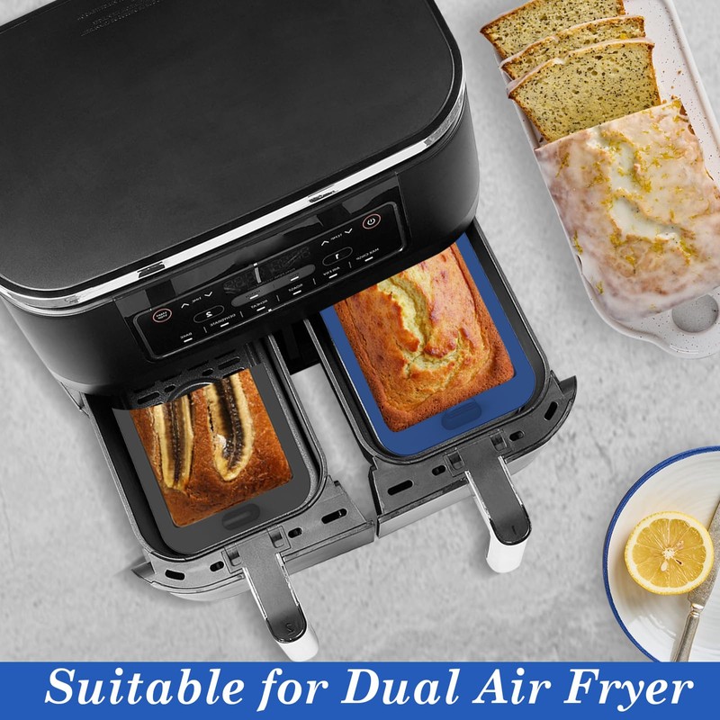 Webake Silicone Air Fryer Bread Loaf Pan for Baking, Nonstick