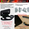3 Pack Wall Mount Workout Anchor for Resistance Bands Heavy
