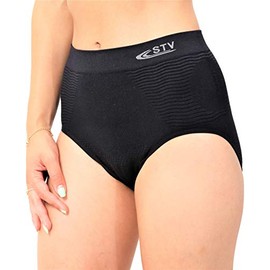 STV Womens Seamless High Waist Tummy Control Slimming Shapewear Black