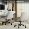 Criss Cross Chair with Wheels, Comfy Armless Cross Legged Office