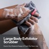 CAVEEM Estropajo corporal cuadrado para exfoliación profunda, 2 unidades