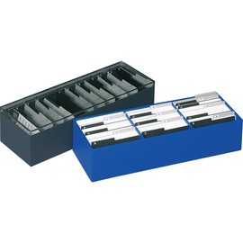 Kingjim 75 Business Card Organizer (with Japanese Dividers), black