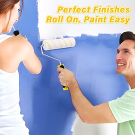 DIYSELF Paint Roller Kit,Paint Kit for House Painting Includes Paint Roller Brushes 4/9 Inch, Paint Rollers, Paint Roller Set, Durable Wall Painting Kit, Professional House Painting Kit (Beginner)