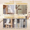 Elegaif Floor to Ceiling Cat Tree Adjustable Height (95-120 Inches)