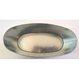 Greenbrier Lot of 2 Flowers & Garden Tin Oval Planter