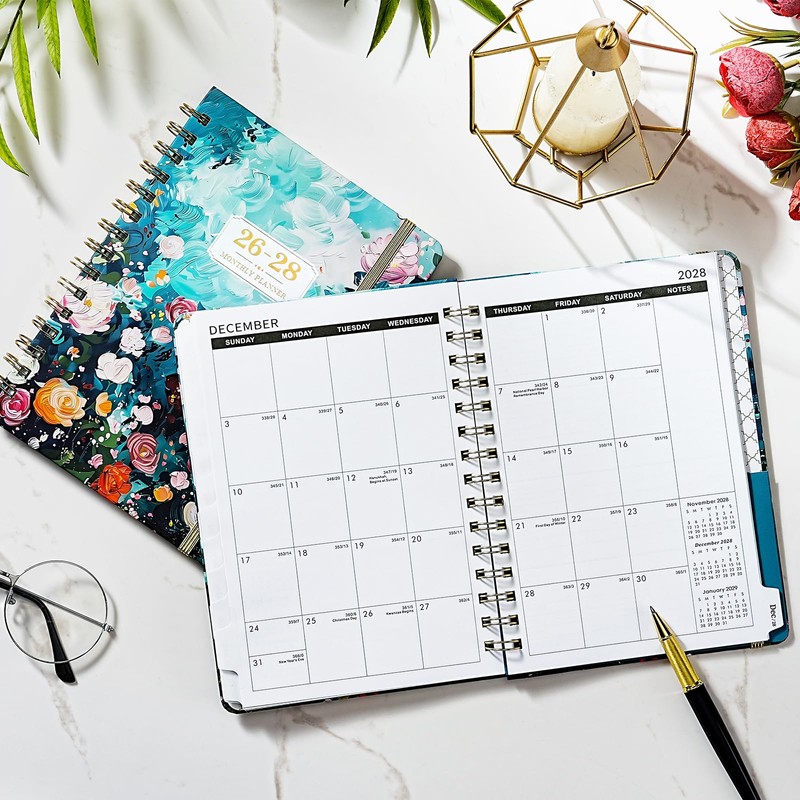 2027-2029 Monthly Planner - 3 Year Planner 2027-2029, Jan. 2027