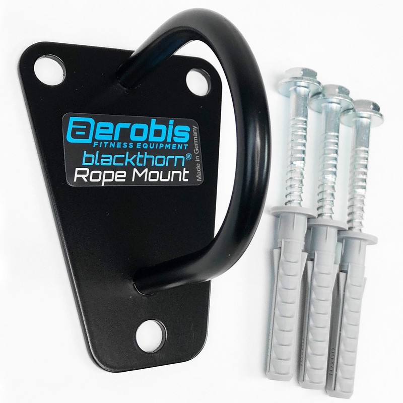 Blackthorn Wall Mount for Rope Training - Black, 25x17x10cm