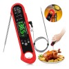 Huryfox Termómetro Digital De Sonda Doble Para Carnes, Horno