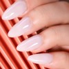 FANNEST Nude Gel Polish,15ml Sheer Nude Milky White Clear Gel