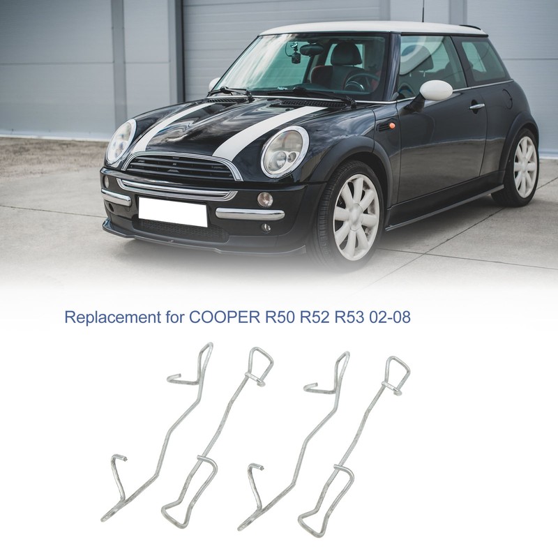 4PCs Rear Brake Caliper Return Springs BPF1755H Replacement for COOPER