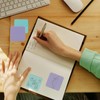 320 Sheets Transparent Sticky Notes, Colored Clear Sticky Notes, Waterproof