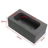 55x37x20mm Graphite Crucible Casting Ingot Bar Molds Tools Melting Ingot