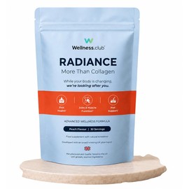 Wellness.club™ Radiance 7500mg Collagen Powder - Peach Flavour 636g - Designed with an Award Winning Pharmacist