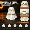 Middle Finger Ghost Statue for Halloween Decor – Cute &