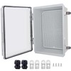 Outdoor Waterproof Box,IP67 ABS Junction Box Electrical Enclosure with Stainless