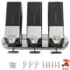 Bathroom Shower Soap shampoo conditioner dispenser organizer 3 bottle wall