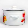 Enamel Stock Pot Spring Bouquet Enamel Cooking Pot Enameled Pot