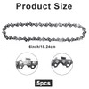 5Pcs Mini Chainsaw Chain 6 Inch Replacement Chains for Portable