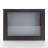 Dark Brown 18x22 Shadow Box Solid Wood Display Frame with