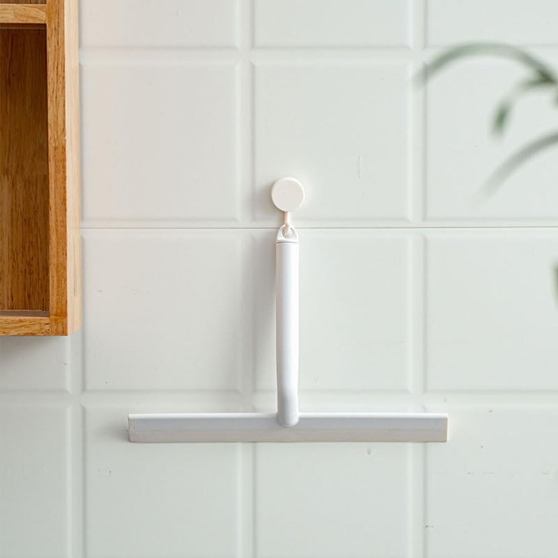 1PC T-Shaped Glass Scraper Multi-Functional Shower Squeegee Plastic Handle Hand