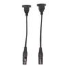 2pcs XLR3 to RJ45 Cable 3pin Plug and Play Female