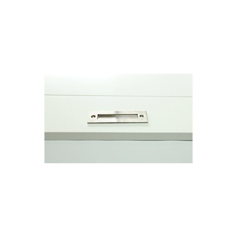 Sliding Barn Door Handle and Flush Pull Set-Brushed Nickel Wood