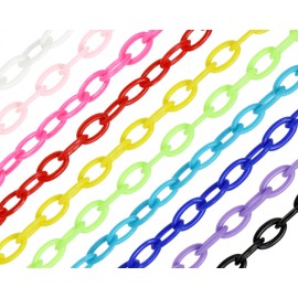 ONLYKXY Plastic Chain, Bird Chain, Birds Toys for Cage