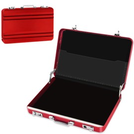 Money Case as a Money Gift, Voucher Packaging, Mini Briefcase, Aluminium with Snap Closure, Creative Gifts Suitable for Children and Friends