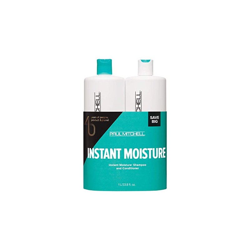 Paul Mitchell Hydrate + Revive Instant Moisture Liter Duo Set