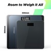 550lb Bathroom Digital Scale for Body Weight with Ultra-Wide Platform