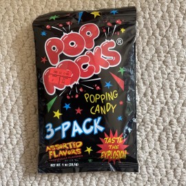 Vintage 1990s Unopened 3-pack Of Pop Rocks