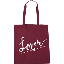 Hippowarehouse lover Tote Shopping Gym Beach Bag 42cm x38cm, 10 litres