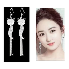 Pure Silver Earrings for Women - Elegant, Versatile, Unique Long Tassel Drop Earrings & Studs with no allergies